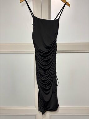 english factory embroidered midi dress English Factory